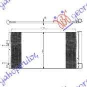 Hladnjak klime a/c benzin-dizel (69×35,5×16)