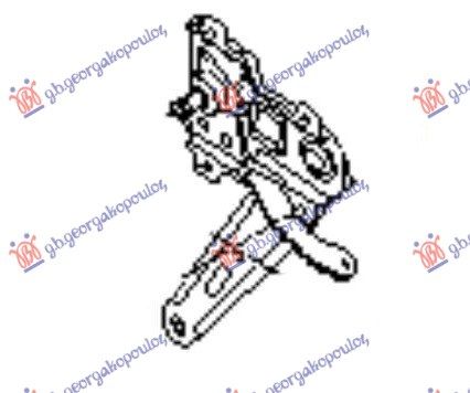 Podizač zadnjeg prozora (ELEKTRIČNI)(BEZ MOTORA)(O)
