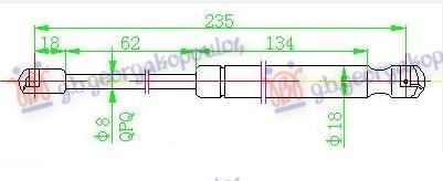 Amortizer gepeka (235L-165N)