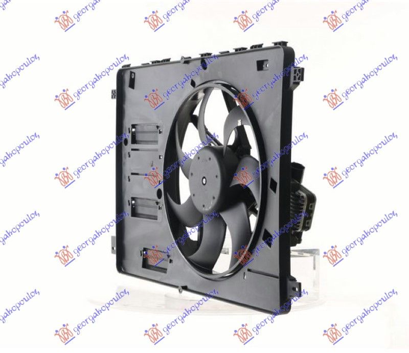 Ventilator hladnjaka komplet 2.0-2.3 benzin - 2.0-2.2 dizel