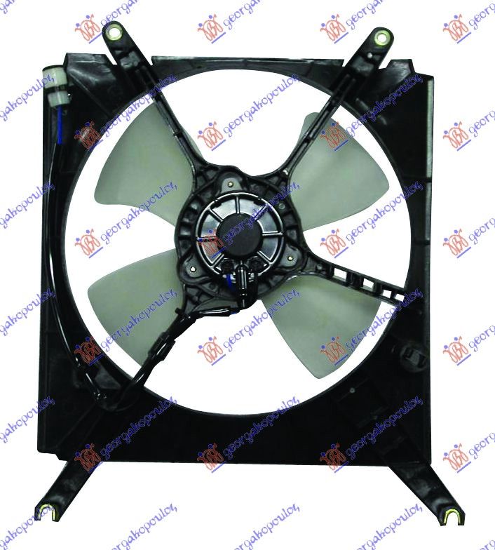 Ventilator hladnjaka komplet japan benzin (275 MM) (2 PINA)