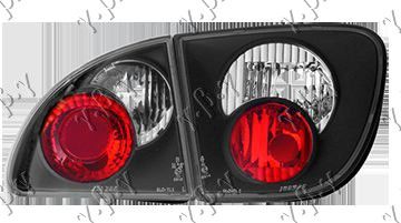Štop lampa krom (SET) (TUNING) crna