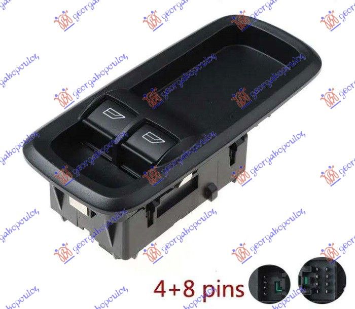 Prekidač u vratima (PREDNJI) (DUPLI) -96 (7PIN)