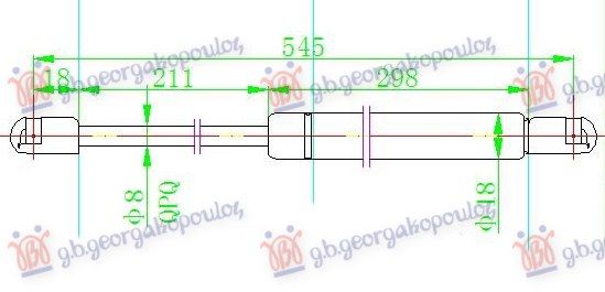 Amortizer gepeka (544L-335N)