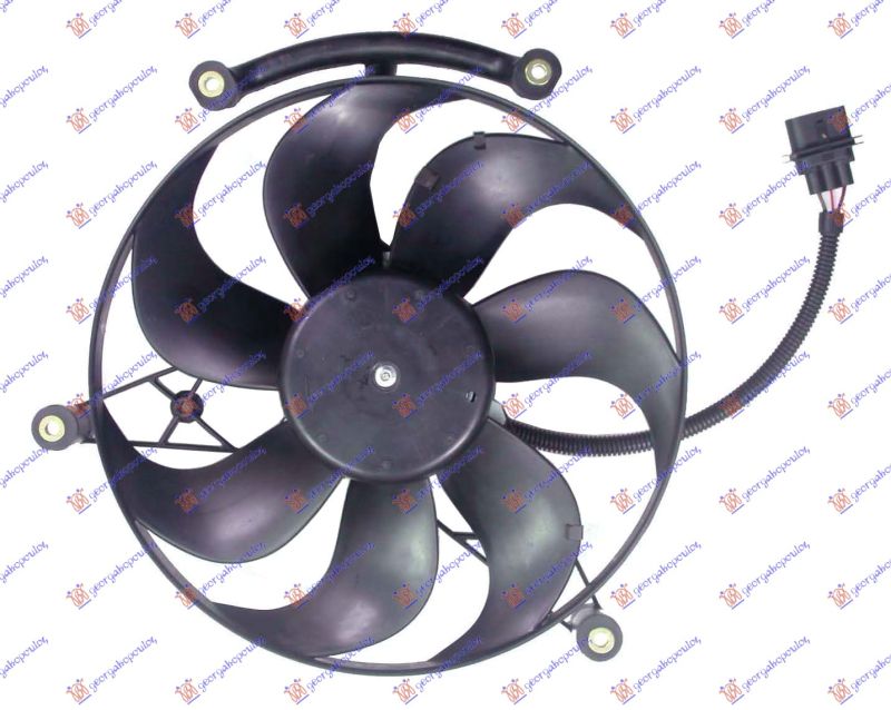 Ventilator hladnjaka komplet (1.6 BENZIN) (AUTOMATSKI)