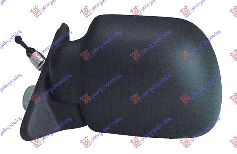 Retrovizor mehanički sa sajlom (RAVNO STAKLO)