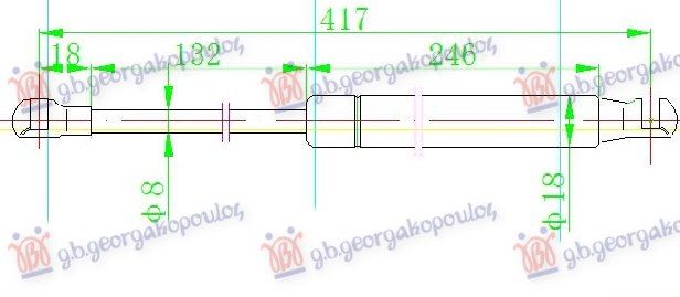 Amortizer gepeka (419L-390N)