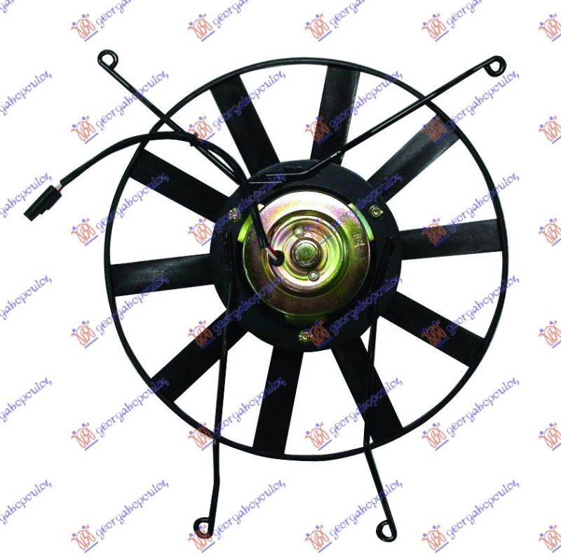 Ventilator hladnjaka komplet (BENZIN) (-AC) (35CM)