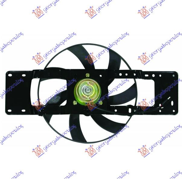 Ventilator hladnjaka komplet (BENZIN) (-AC) (30CM)