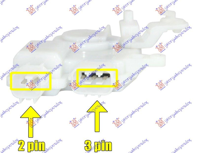 Motor brave vrata prednji (2 KONEKTORS 3PIN/2PIN)