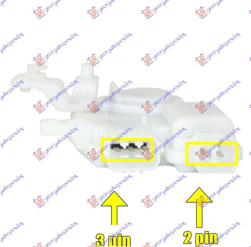 Motor brave vrata prednji (2 KONEKTORS 3PIN/2PIN)