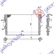 Hladnjak motora 3.0 td +/- klima (65X45X32)