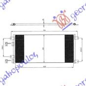 Hladnjak klime 2.8 d / tdi (64×31×16) 03-