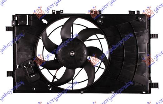 Ventilator hladnjaka komplet 1.6i 16v turbo (A16LET)