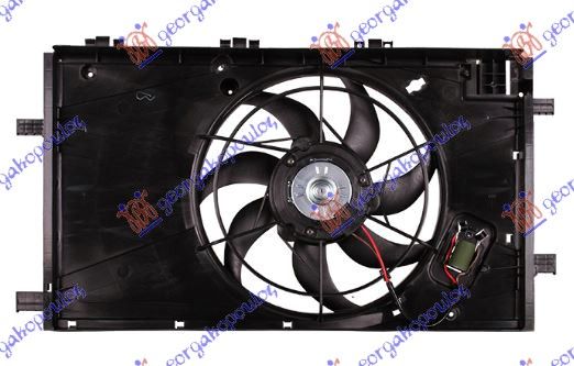 Ventilator hladnjaka komplet 1.6i 16v turbo (A16LET)