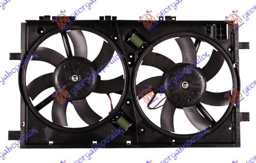 Ventilator hladnjaka komplet 2.0-2.8 i16v - 2.0 cdti