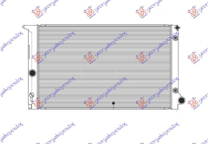 Hladnjak motora 1.3–1.4–1.6–1.8 benzin automatik (600X375) (KOYO)