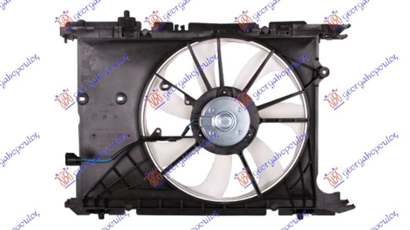 Ventilator hladnjaka komplet 1.4 d4d
