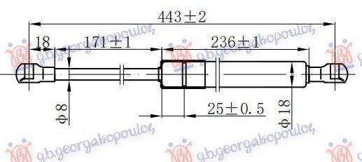 Amortizer gepeka (443L-455N)