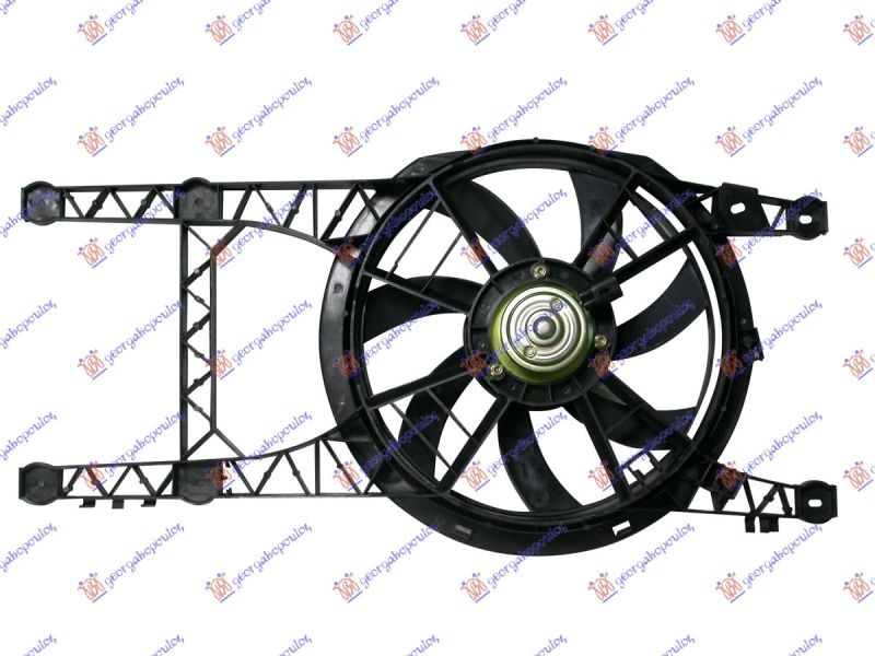 Ventilator hladnjaka komplet (-AC) 1.8-2.0 benzin