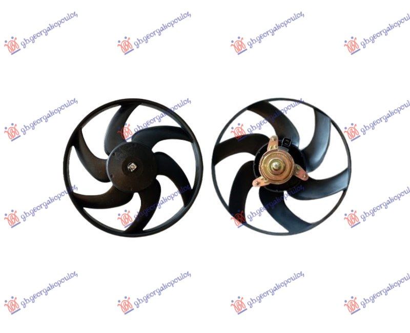 Ventilator klime (MOTOR + VENTILATOR)  benzin-dizel (340MM)