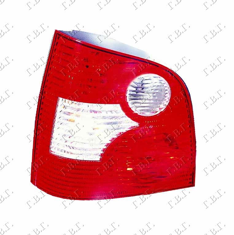 Štop lampa crvena/prozirna (E)