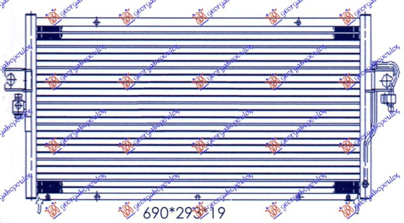 Hladnjak klime svi modeli (64,5×27) (07/12 MM)