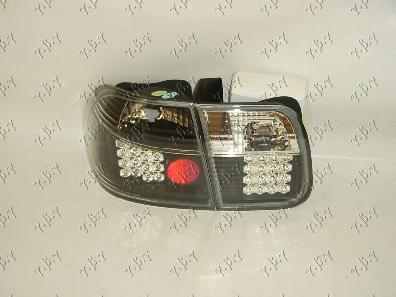 Štop lampi (SET) LED crne limuzina/kupé