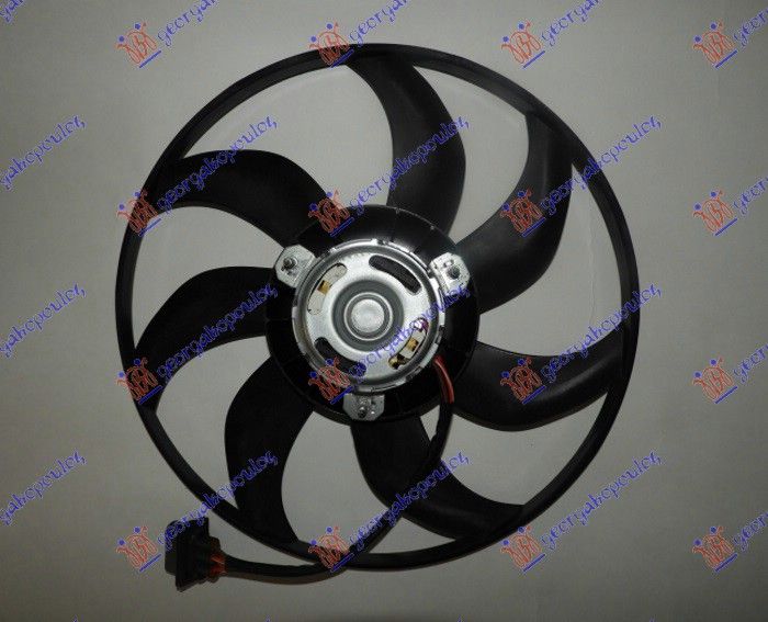 Ventilator hladnjaka (MOTOR+ELISA) (390MM) (90W) (3 PINA) (TEMIC TIP)