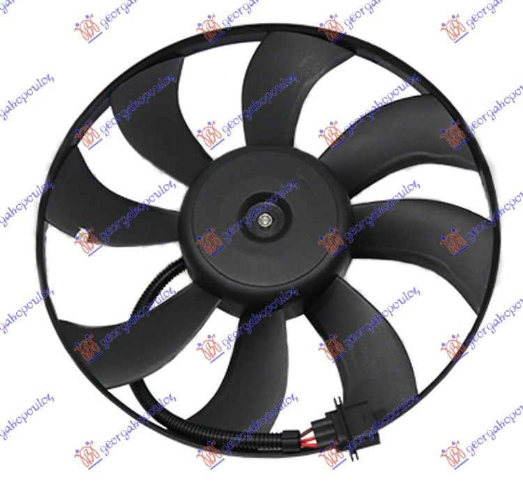 Ventilator hladnjaka (MOTOR + VENTILATOR) (390 MM)