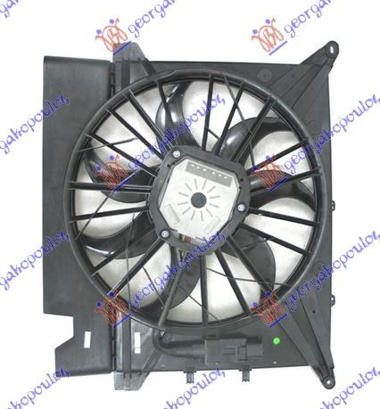 Ventilator hladnjaka komplet benzin/dizel