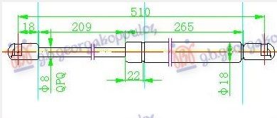 Amortizer haube (510L-320N)