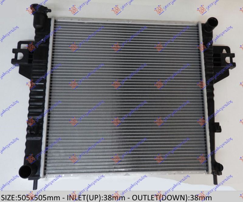 Hladnjak motora benzin 2.4 manual +/- a/c (50.5X50.5)