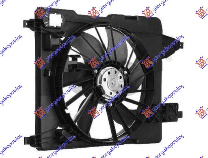 Ventilator hladnjaka komplet benzin-dizel (S 5 KONZOLA)