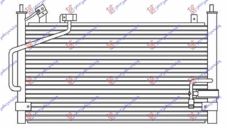 Hladnjak klime 1.5-1.8i16v (58×30,8)