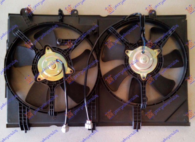 Ventilator hladnjaka komplet (DUPLI) benzin
