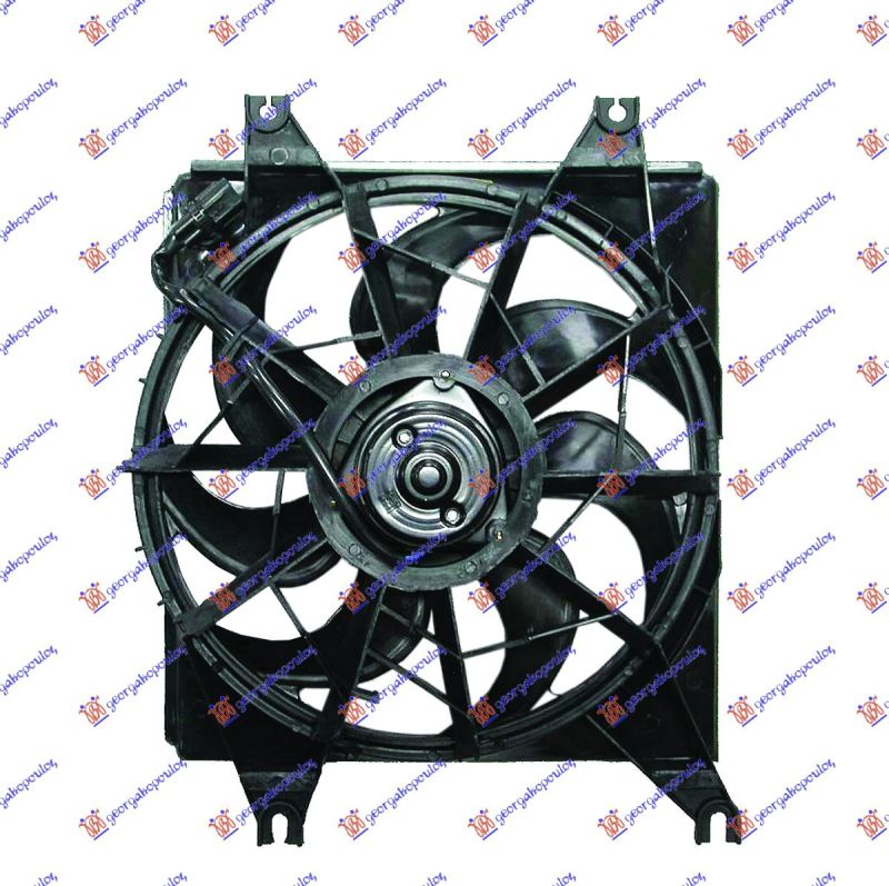 Ventilator hladnjaka komplet (BENZIN)