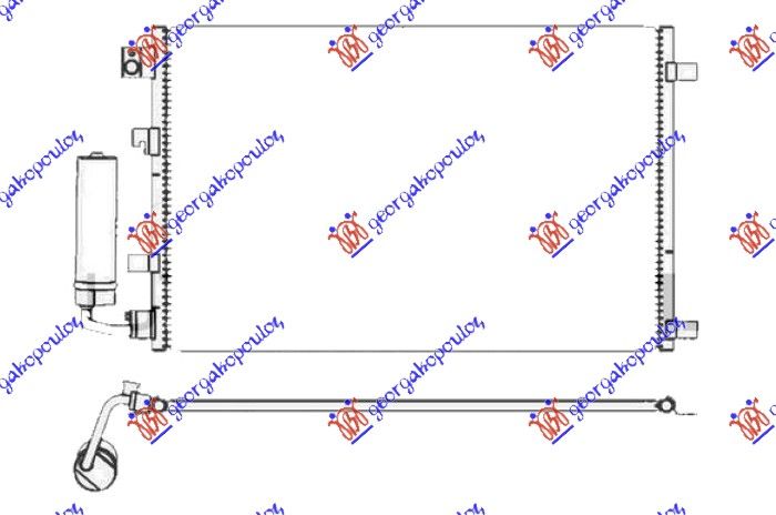 Hladnjak klime 1.6 16v benzin (643×377×16)