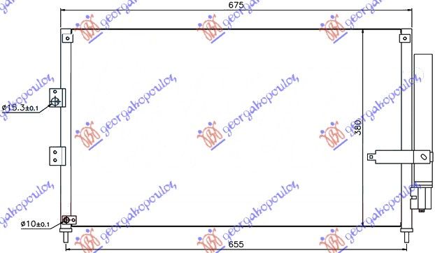 Hladnjak klime 1.3 hybrid - 1.8 benzin (63×38)