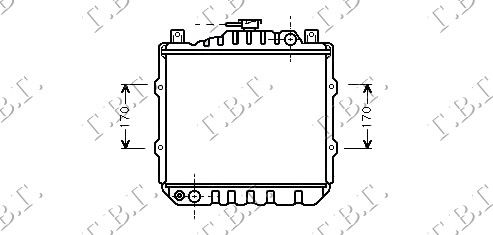 Hladnjak motora 800 cc (30X34,5)