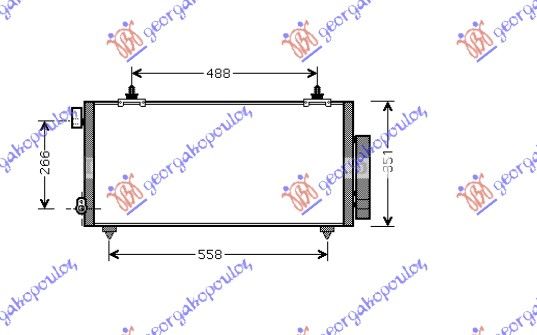 Hladnjak klime 1.8 cc 16v (62,5×35)
