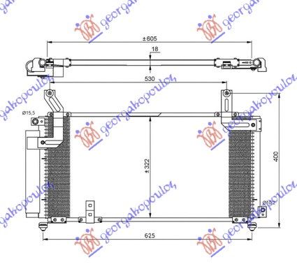 Hladnjak klime svi modeli (64,5×30,4×1,8)