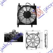 Ventilator hladnjaka a/c 1.5i-1.6i 16v vvti