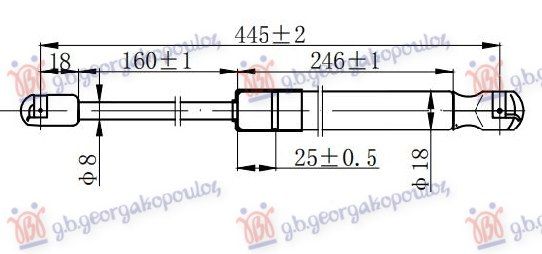 Amortizer  (PRTJAŽNIK) (445L-420N)