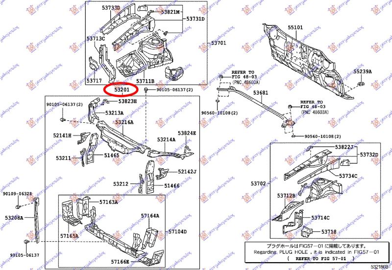 Vezni lim (RX350) 2007-