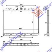 Hladnjak motora 2.0 t.d 07– (45X69) (KOYO)