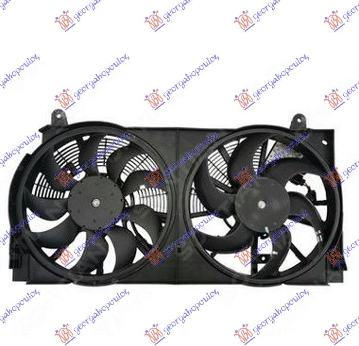Sklop ventilatora za hlađenje twin 2.0 dci diesel