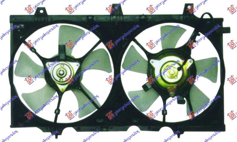 Ventilator hladnjaka.komplet ( BENZIN)