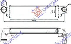 Hladnjak interkulera 2.0 td 01-03 (54X130X50) (50/62)
