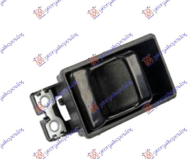 Ručka vrata prednji unutrašnji crni